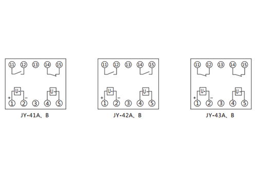 jy 43a電壓繼電器產品圖片及技術參數 上海上繼科技